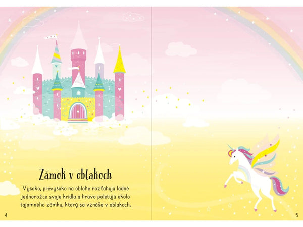 JEDNOROŽCE KNIŽKA SO SAMOLEPKAMI