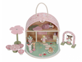 Domček pre víly drevený prenosný fairy garden