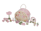 Domček pre víly drevený prenosný fairy garden – obrázok 12