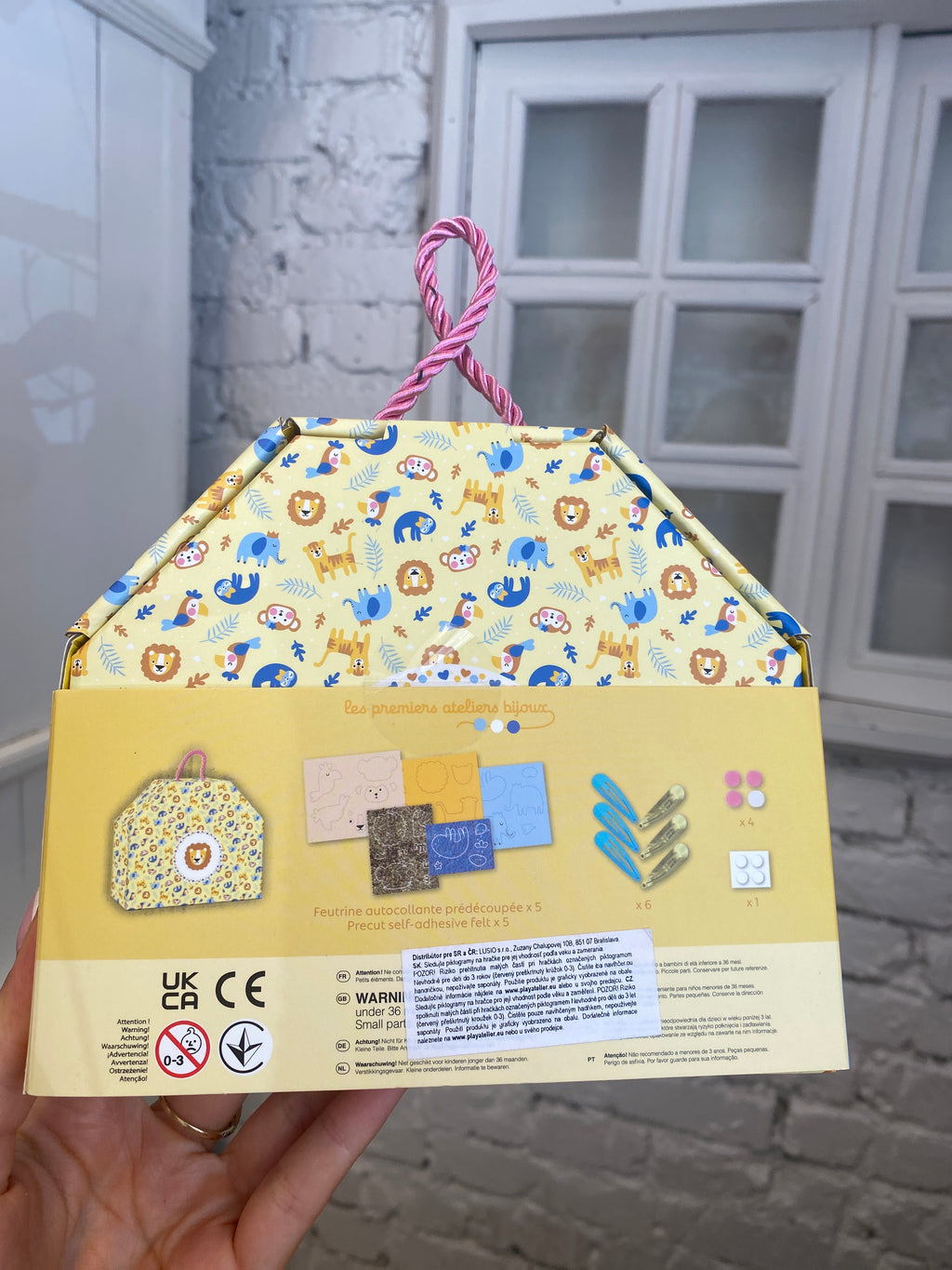 Diy sada na výrobu sponiek 6ks zvierat Z džungle 5R – obrázok 13