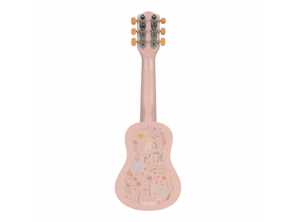 LITTLE DUTCH GITARA DREVENÁ PINK SAFARI FRIENDS