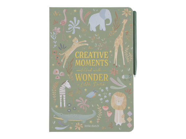 LITTLE DUTCH KRESLIACI TABLET GREEN SAFARI FRIENDS