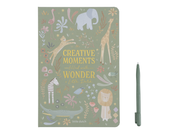 LITTLE DUTCH KRESLIACI TABLET GREEN SAFARI FRIENDS