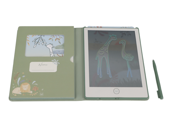 LITTLE DUTCH KRESLIACI TABLET GREEN SAFARI FRIENDS
