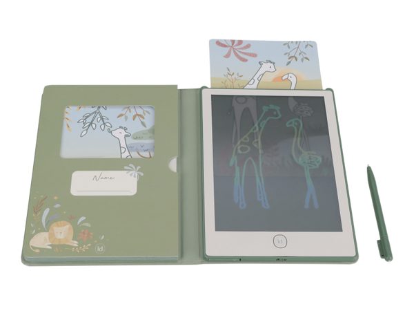 LITTLE DUTCH KRESLIACI TABLET GREEN SAFARI FRIENDS