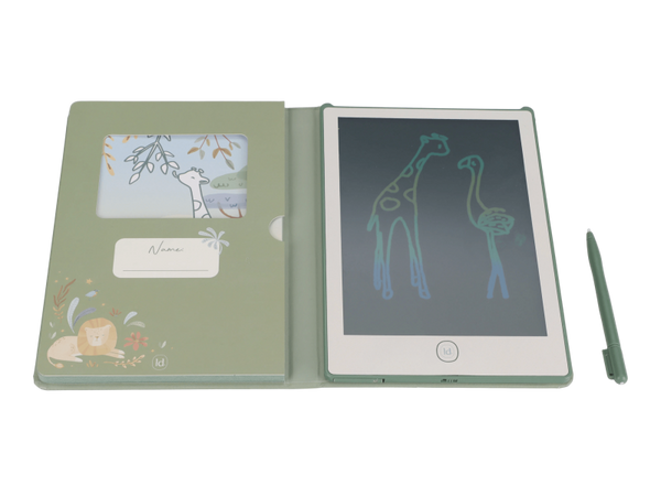 LITTLE DUTCH KRESLIACI TABLET GREEN SAFARI FRIENDS