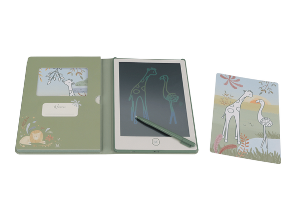 LITTLE DUTCH KRESLIACI TABLET GREEN SAFARI FRIENDS