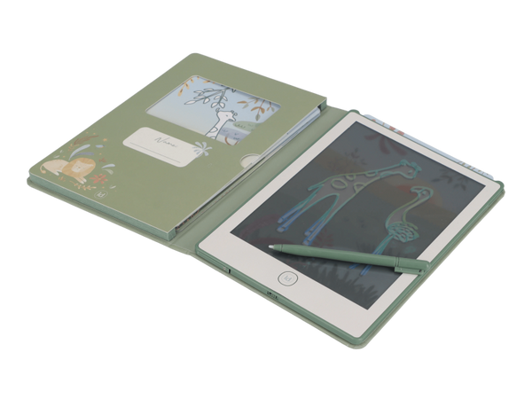 LITTLE DUTCH KRESLIACI TABLET GREEN SAFARI FRIENDS