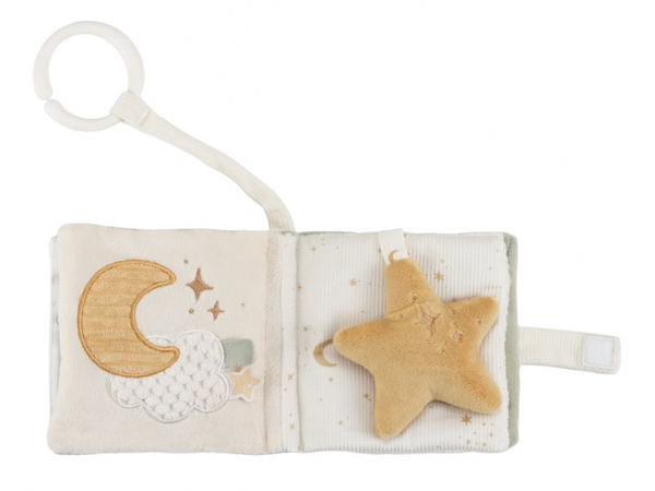 ZÁVESNÁ TEXTILNÁ KNIŽKA S AKTIVITAMI NEWBORN NATURALS