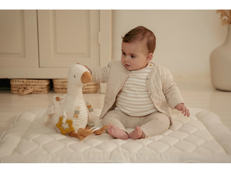 Hus plyšová S aktivitami newborn naturals – obrázok 7