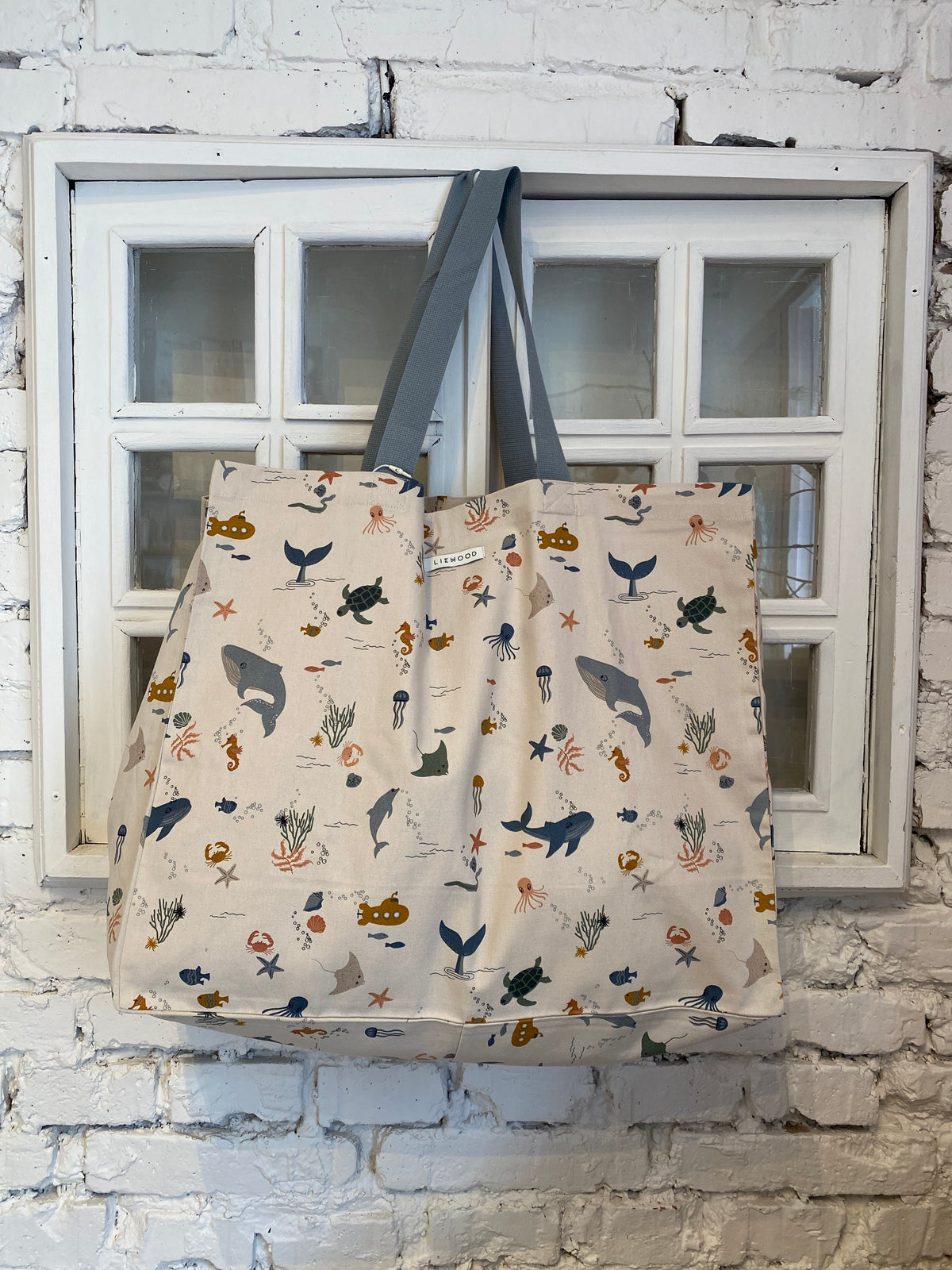 Taška plátená maxi totebag more - do vypredania – obrázok 2