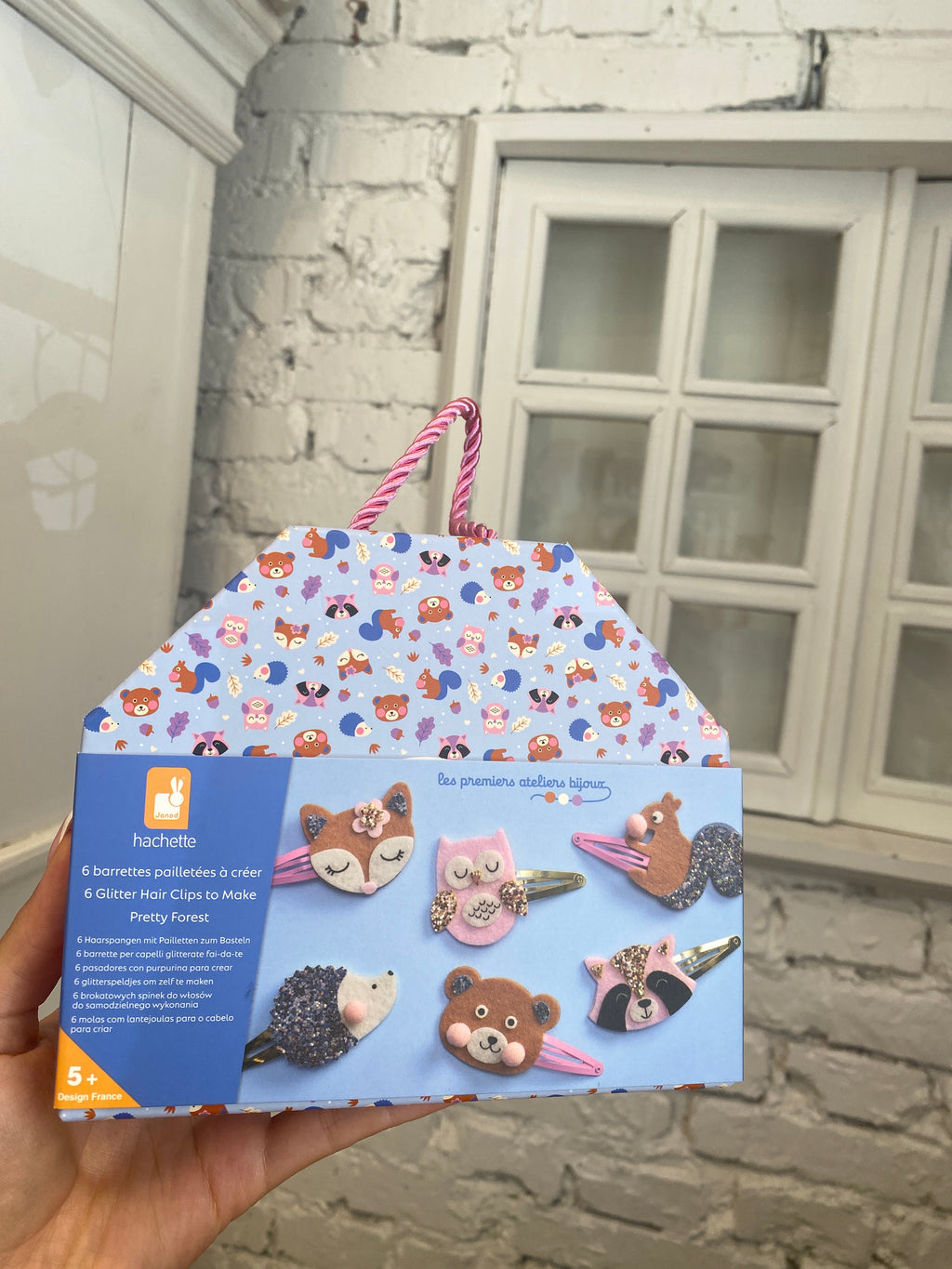 Diy sada na výrobu sponiek 6ks zvierat Z lesa – obrázok 19