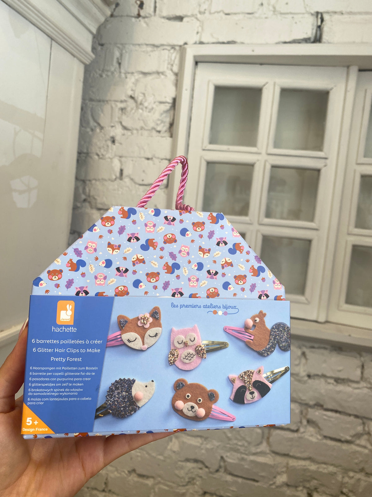 Diy sada na výrobu sponiek 6ks zvierat Z lesa – obrázok 19