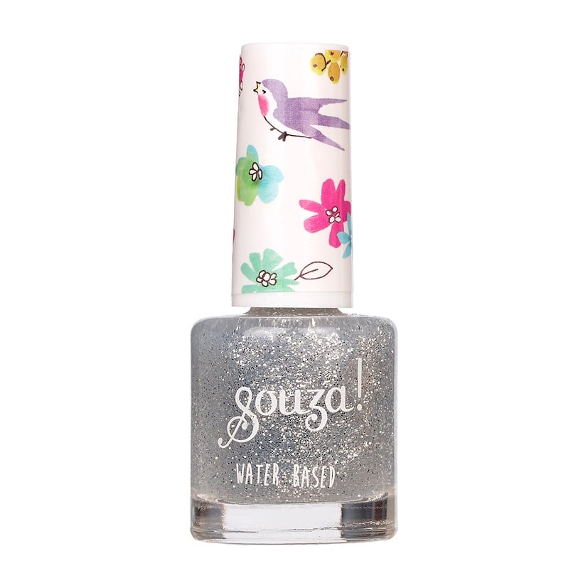 Lak na nechty strieborný glitter