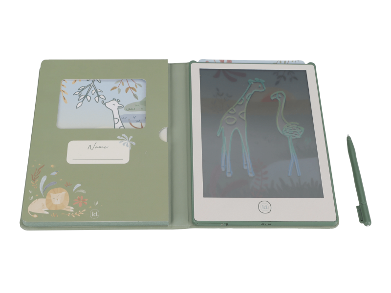 LITTLE DUTCH KRESLIACI TABLET GREEN SAFARI FRIENDS