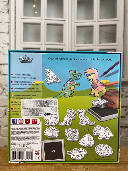 PENOVÉ PEČIATKY DINOSARY