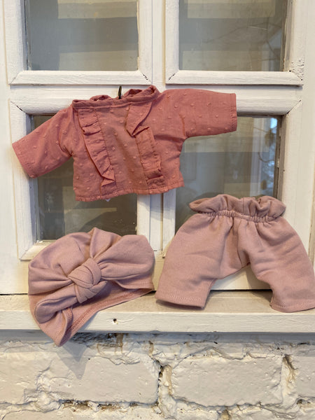 SET OBLEČENIA MINIKANE ružová