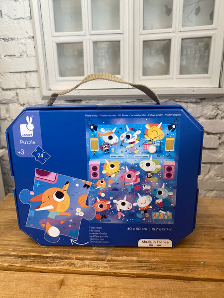 JEDNOROŽEC NA KONCERTE PUZZLE V KUFRÍKU 24KS 3R