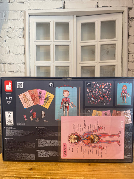 MAGNETICKÁ SKLADAČKA ĽUDSKÉ TELO