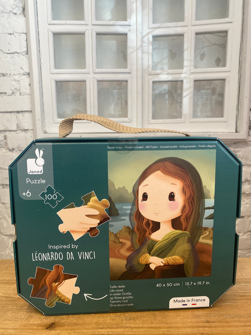 Umelecké puzzle V kufríku leonardo da vinci 100ks 6R – obrázok 4