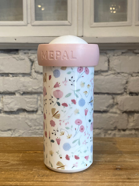 FĽAŠKA NA PITIE 300 ML KVETY A MOTÝLE