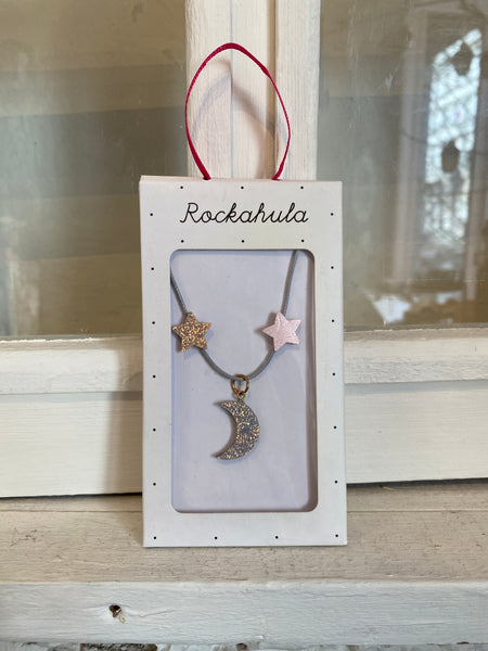 NÁHRDELNÍK MESIAC A HVIEZDY