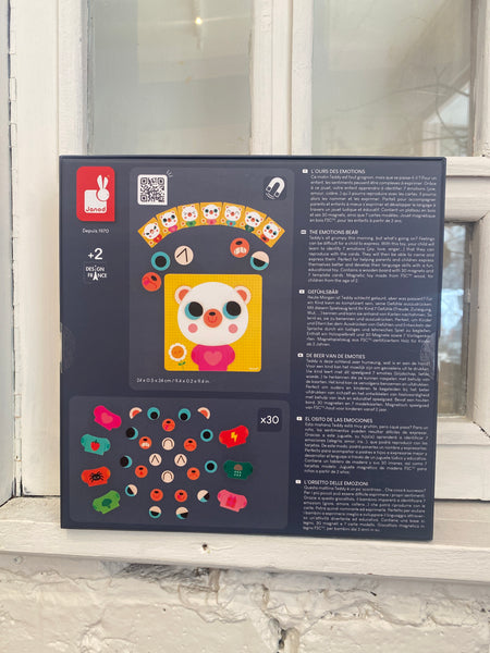 MAGNETICKÁ HRAČKA EMÓCIE A POCITY MEDVEĎ S PREDLOHAMI