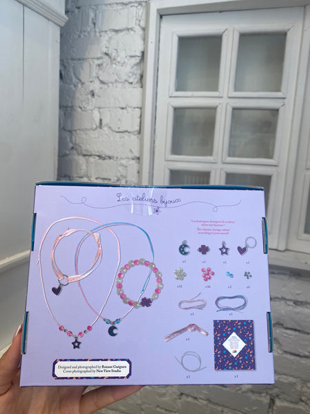 DIY SADA NA VÝROBU 4KS ŠPERKOV MENIACICH FARBU 6R