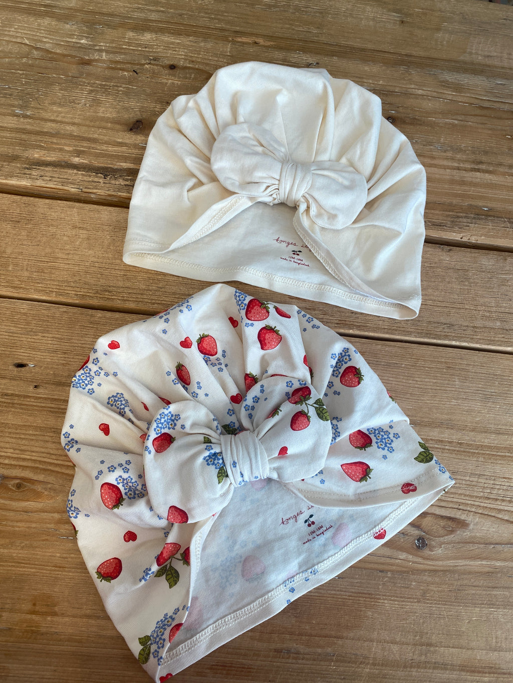 Čiapky turban S mašlou 2ks marmelade mix – obrázok 2