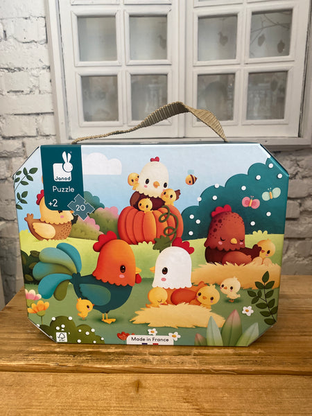 FARMA PUZZLE V KUFRÍKU 20KS  2R