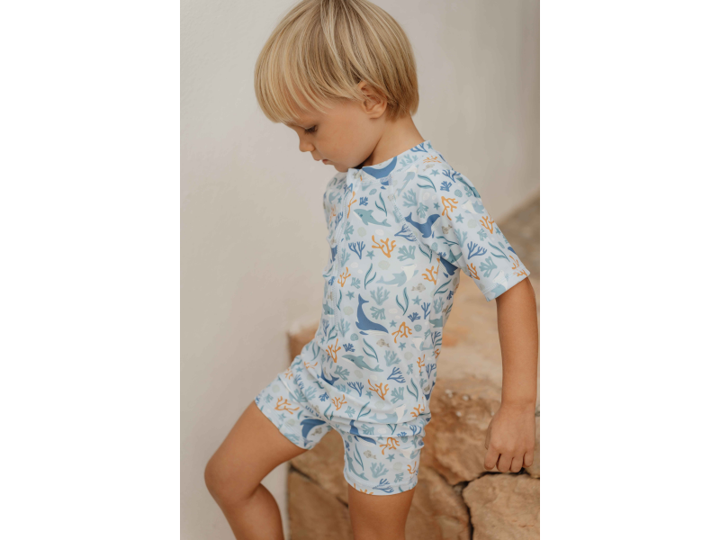 Plavky krátky rukáv ocean dreams blue veľ. 74/80, 86/92, 98/104 – obrázok 3
