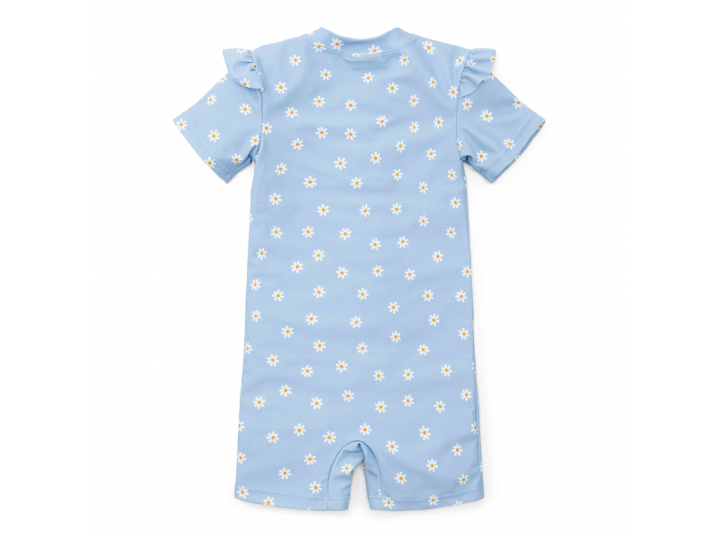 Plavky krátky rukáv daisies blue veľ. 74/80, 86/92, 98/104