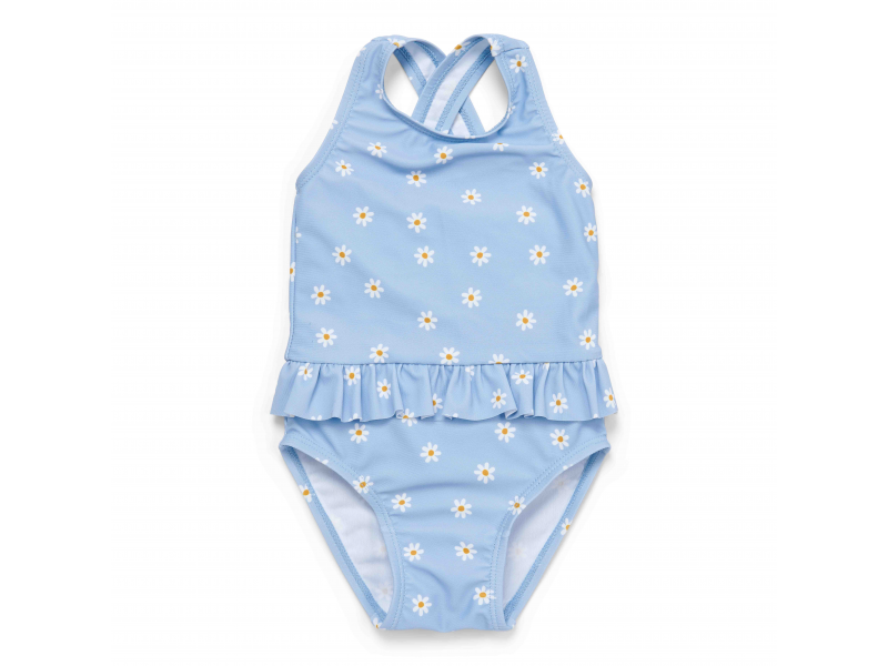 Plavky bez rukávov daisies blue veľ.74/80, 86/92, 98/104