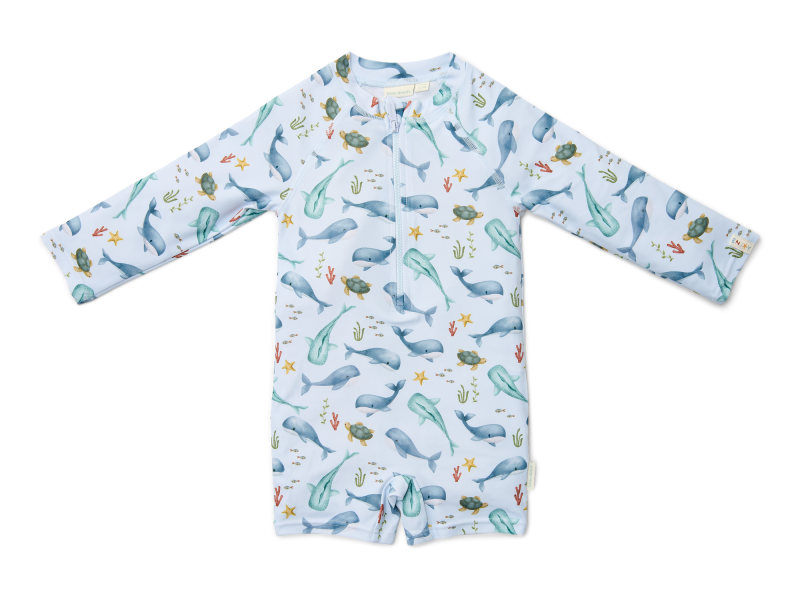 Plavky dlhý rukáv ocean sea life veľ. 98/104