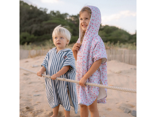 PLÁŽOVÉ PONČO SUNNY FLOWERS - do vypredania