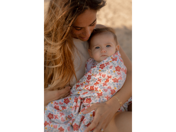 PLÁŽOVÁ OSUŠKA 120X60 CM SUNNY FLOWERS