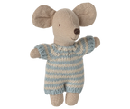 Baby myška V košíku blue – obrázok 4