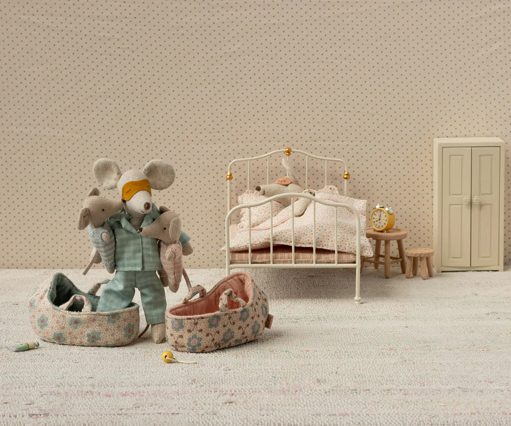 Baby myška V košíku blue – obrázok 2