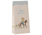 Papierové darčekové taštičky MAILEG – cowboy 12ks