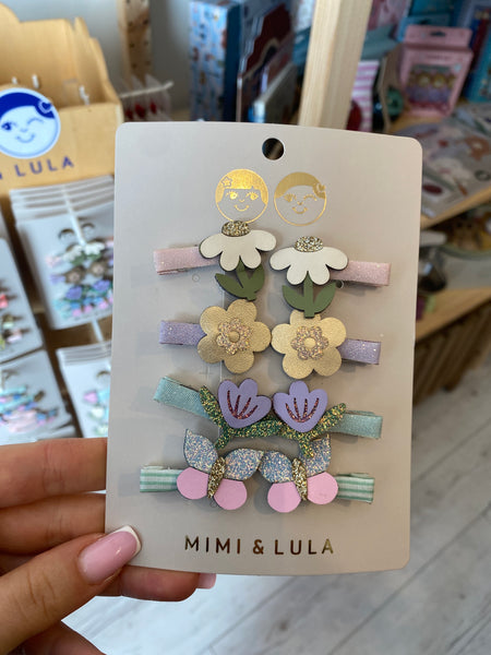 KVETINOVÉ A MOTÝLIKOVÉ MINI SPONKY DO VLASOV 8 KS