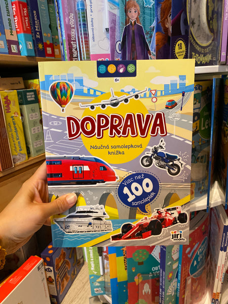 NÁUČNÁ SAMOLEPKOVÁ KNIŽKA 6+ DOPRAVA