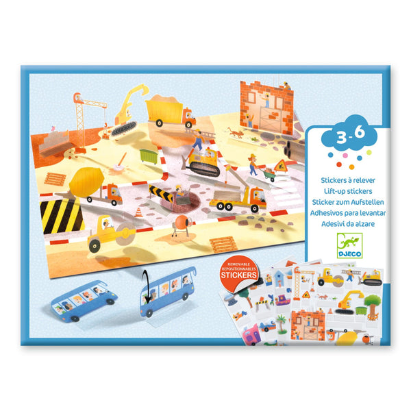 VOZIDLÁ: ZDVÍHACIE ODNÍMATEĽNÉ SAMOLEPKY 3-6R