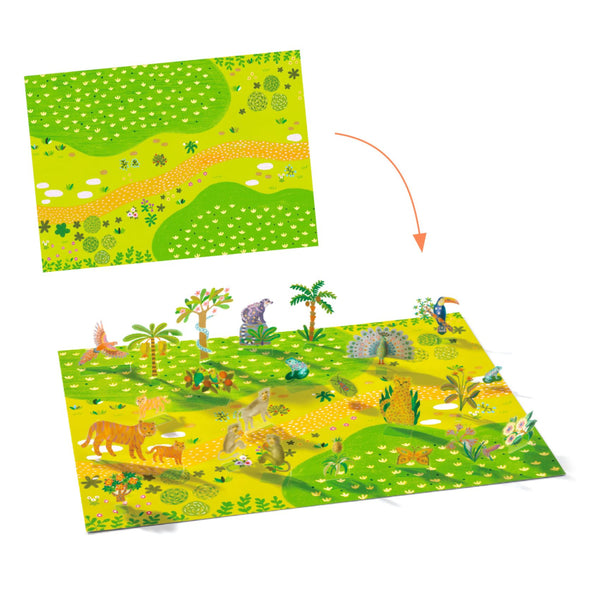 ZVIERATÁ: ZDVÍHACIE ODNÍMATEĽNÉ SAMOLEPKY 3-6R