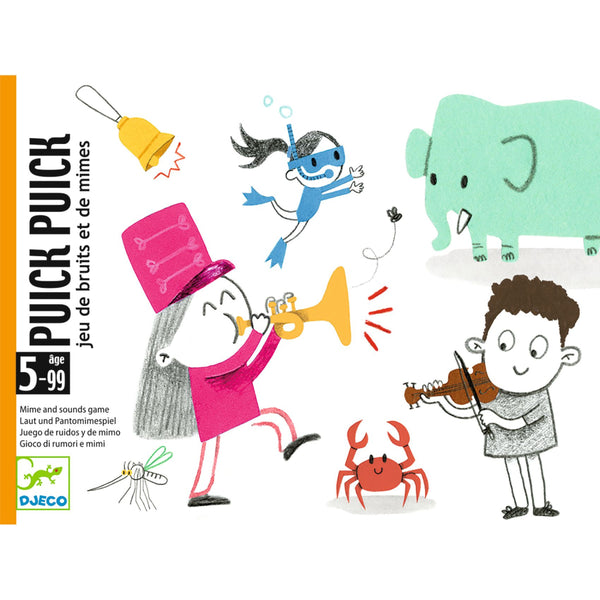 PUICK PUICK KARTOVÁ HRA S PANTONÍMOU A ZVUKMI