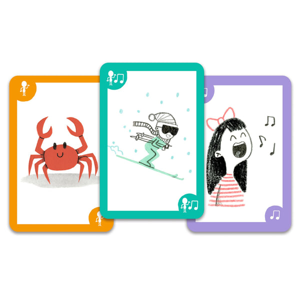 PUICK PUICK KARTOVÁ HRA S PANTONÍMOU A ZVUKMI