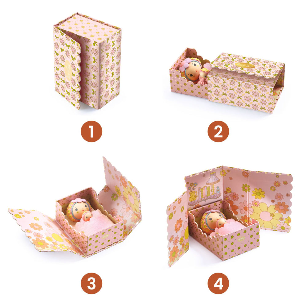 Tinyly rose A kvetinka V škatulke – obrázok 3
