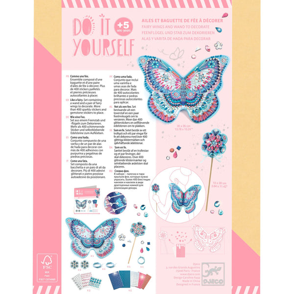 DIY KRÍDLA S PALIČKOU PRE VÍLY 5R