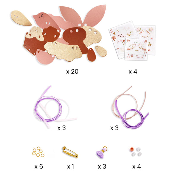 DIY ŠPERKY SLEČNY PINKA ružová 6R