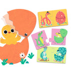 Pohyblivé puzzle zábavné vajíčka 12ks 2R+ – obrázok 3