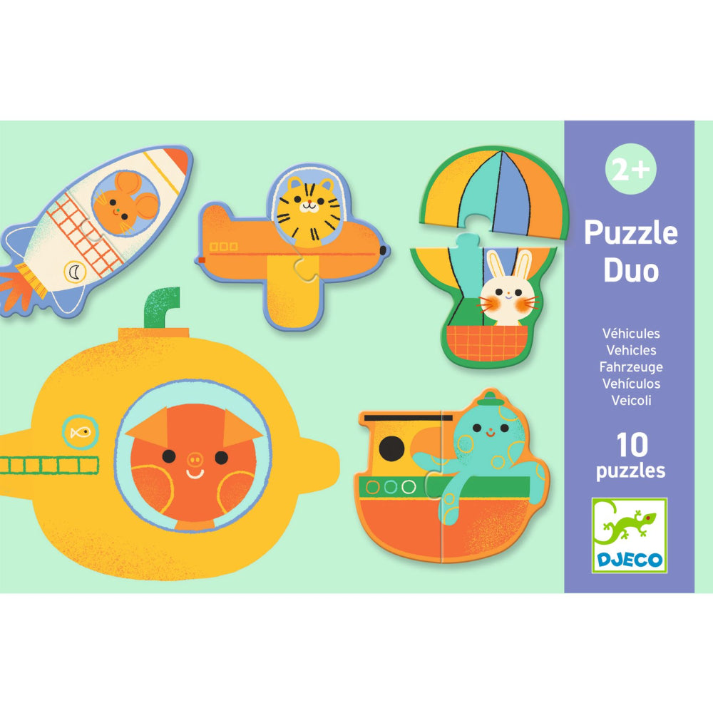 Puzzle duo dopravné prostriedky – obrázok 4